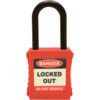 NYLON SHACKLE SAFETY PADLOCK thumbnail-0