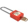 SAFETY LOCKOUT PADLOCK LONGSHACKLE - RED thumbnail-0