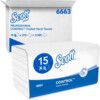 6663 SCOTT PERFORMANCE H/TOWELS MED WHT 15 SLEEVES thumbnail-0