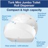 555000 TORK WHITE MINI JUMBO ROLL DISPENSER thumbnail-1