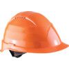 ABS HELMET 6 POINT TEXTILEHARNESS VENTED RATCHET ORANGE thumbnail-0