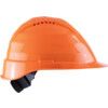 ABS HELMET 6 POINT TEXTILEHARNESS VENTED RATCHET ORANGE thumbnail-1