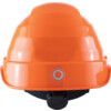 ABS HELMET 6 POINT TEXTILEHARNESS VENTED RATCHET ORANGE thumbnail-2