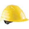 ABS HELMET 6 POINT TEXTILEHARNESS VENTED RATCHET YELLOW thumbnail-0