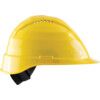 ABS HELMET 6 POINT TEXTILEHARNESS VENTED RATCHET YELLOW thumbnail-1