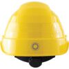 ABS HELMET 6 POINT TEXTILEHARNESS VENTED RATCHET YELLOW thumbnail-2