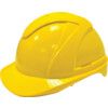 ABS VENTED COMFORT FIT SAFETY HELMET YELLOW thumbnail-0