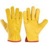 YELLOW COWHIDE UNLINED DRIVERSGLOVES SIZE 10 thumbnail-0