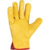 YELLOW COWHIDE LINED DRIVERSGLOVES SIZE 10 thumbnail-2