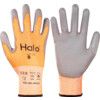 SEAMLESS NYLON PU PALM COATEDCUT-B GLOVES GREY/ORANGE SZ-8 thumbnail-0