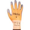 SEAMLESS NYLON PU PALM COATEDCUT-B GLOVES GREY/ORANGE SZ-7 thumbnail-1