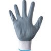 TUFFOAM WHITE NYLON LINED GREYNITRILE GLOVES-6 thumbnail-2