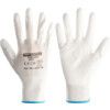 TUFFLITE WHITE NYLON LINED PUCOATED GLOVES SZ.8 thumbnail-0