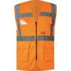 HI-VIS EXECUTIVE VEST(EN20471)ORANGE (2XL) thumbnail-0