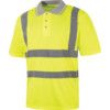 Koszulka polo odblaskowa, Żółta, Średnia, Krótki rękaw, EN20471 thumbnail-0