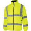 HI-VIS FLEECE JACKET (EN20471)YELLOW (4XL) thumbnail-0