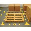 FLOOR SIGNALLING 90mm HIGH BLUE ARROW (PK-100) thumbnail-1