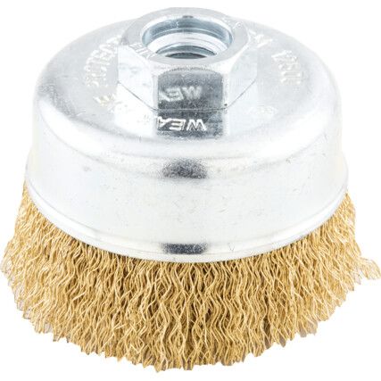 75mmxM14 THREADED 30SWG ARBOR CUPBR CTD BRUSH