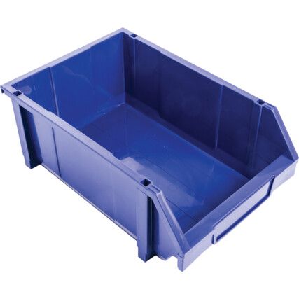 MTL4 PLASTIC STORAGE BIN BLUE