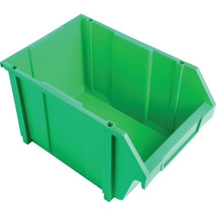 MTL5 PLASTIC STORAGE BIN GREEN