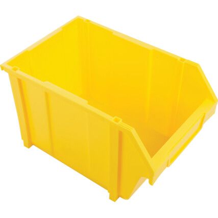 MTL5 PLASTIC STORAGE BIN YELLOW