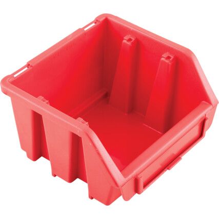 MTL1 HD PLASTIC STORAGE BIN RED