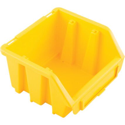 MTL1 HD PLASTIC STORAGE BIN YELLOW