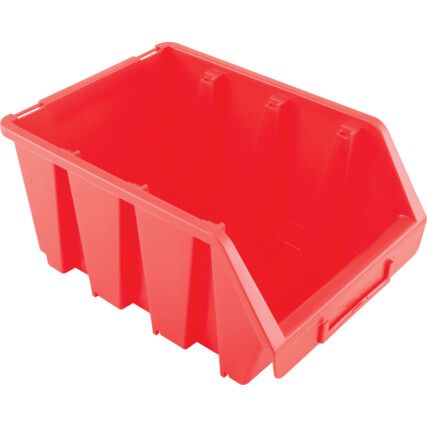 MTL3 HD PLASTIC STORAGE BIN RED