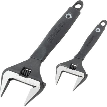 6"/10" WIDE JAW ADJUSTABLE WRENCH SET