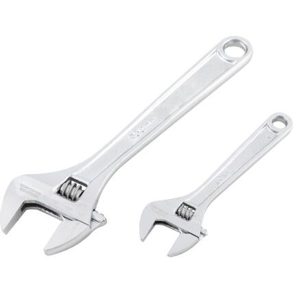 6"/10" CHROMED DROP FORGEDADJUSTABLE SPANNER SET