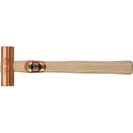 24-5702 SOLID COPPERCYLINDICALMALLET (WOOD HANDLE)