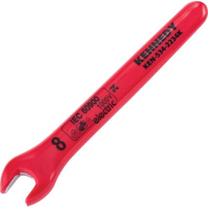 8mm INSULATED OPEN JAW WRENCH DIN7446