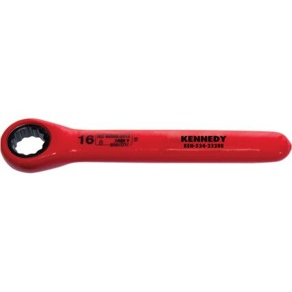 10mm INSULATED RATCHET RINGSPANNER DOUBLE TRIANGLE 1000 V