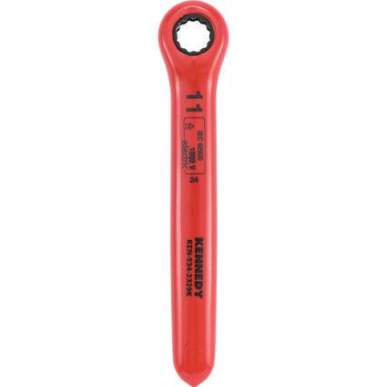 11mm INSULATED RATCHET RINGSPANNER DOUBLE TRIANGLE 1000 V