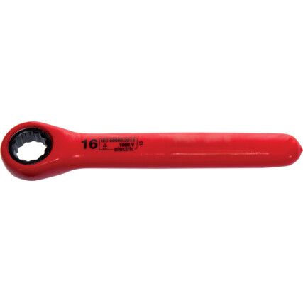 11mm INSULATED RATCHET RINGSPANNER DOUBLE TRIANGLE 1000 V