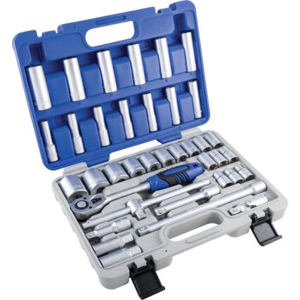 1/2" SQ.DR. 37 PC METRIC SOCKETSET