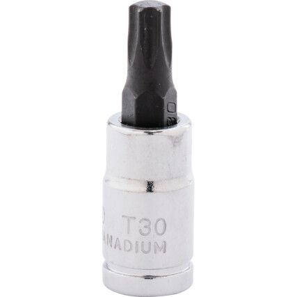 T30 TORX S/DRIVER BIT 1/4" SQ.DRIVE