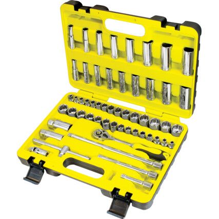 3/8" SQ.DR. METRIC & AF 55PC SET