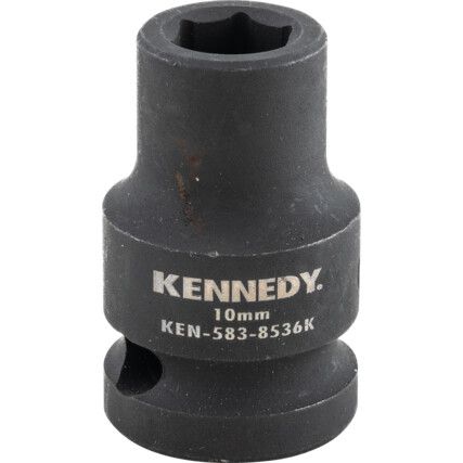 10mm IMPACT SOCKET 1/2"SQUAREDRIVE