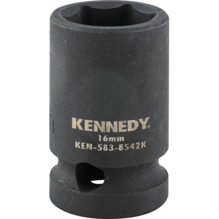 16mm IMPACT SOCKET 1/2"SQUAREDRIVE