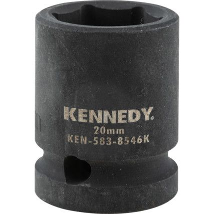 20mm IMPACT SOCKET 1/2"SQUAREDRIVE