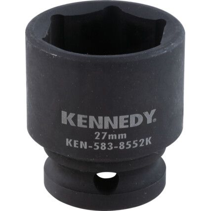 27mm IMPACT SOCKET 1/2"SQUAREDRIVE