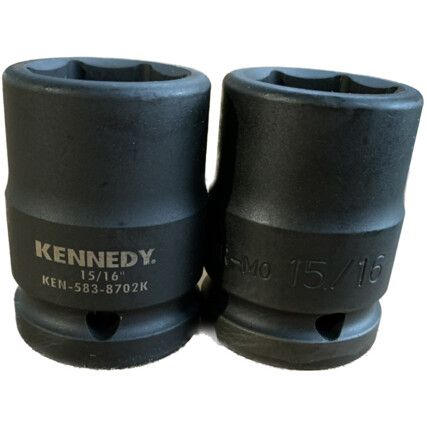 15/16" A/F IMPACT SOCKET3/4"SQUARE DRIVE