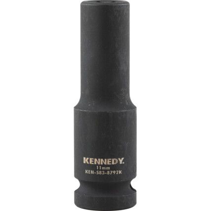 11mm DEEP IMPACT SOCKET1/2"SQUARE DRIVE