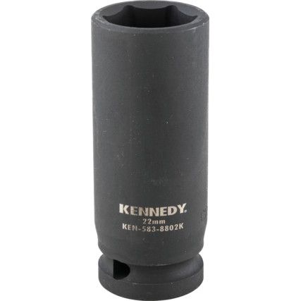 22mm DEEP IMPACT SOCKET1/2"SQUARE DRIVE