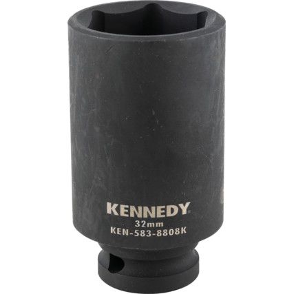 32mm DEEP IMPACT SOCKET1/2"SQUARE DRIVE