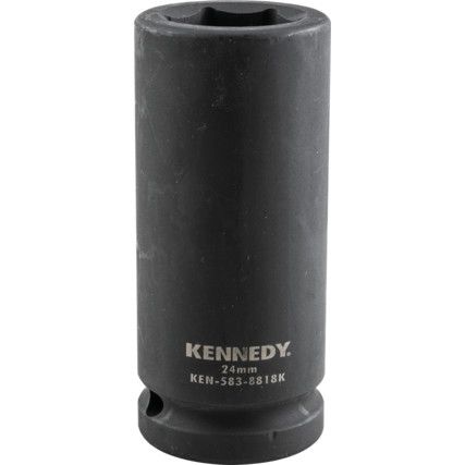 24mm DEEP IMPACT SOCKET3/4"SQUARE DRIVE