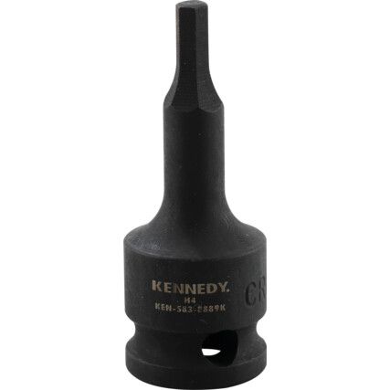 4mm HEX DRIVER IMPACT SOCKET3/8"SQUARE DRIVE