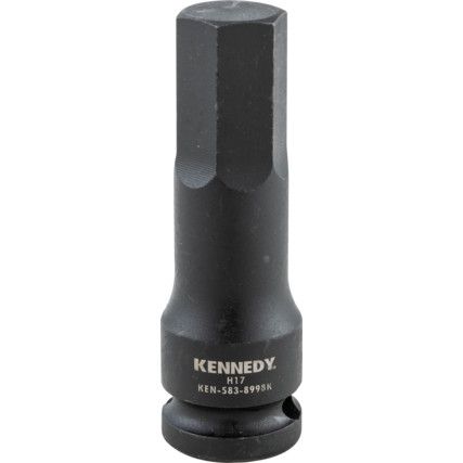 17mm HEX DRIVER IMPACT SOCKET1/2"SQ DR