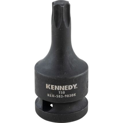 T50 INT. TORX IMPACT SOCKET1/2"SQUARE DRIVE